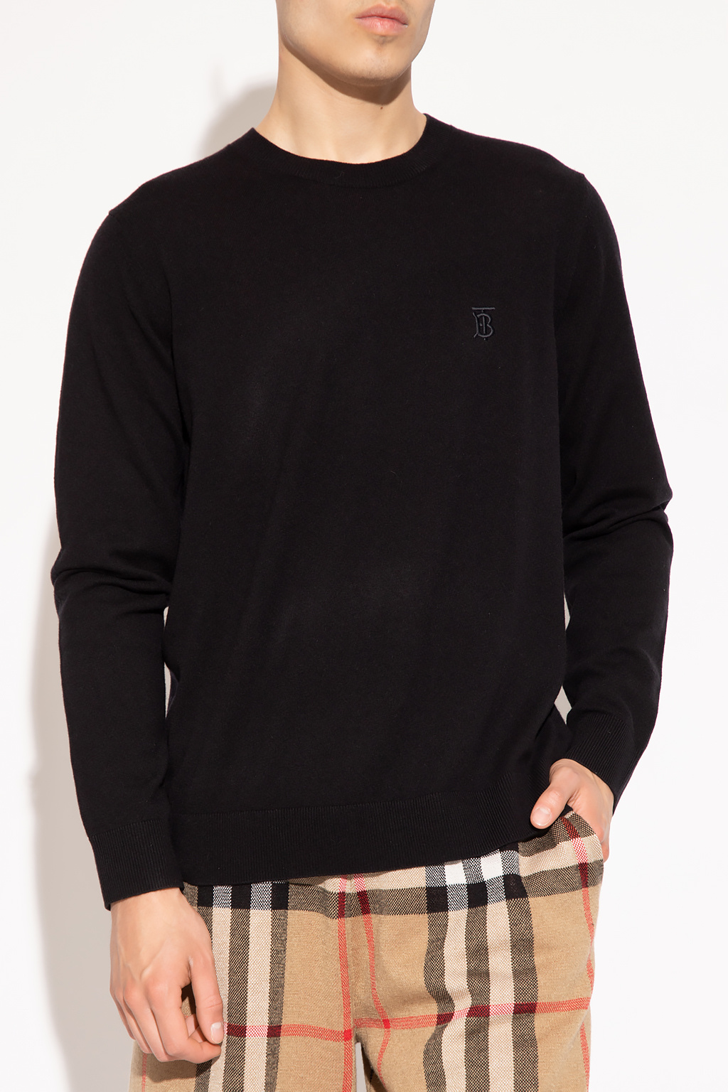 Burberry deals print sweater